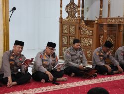 Personel Polres Melawi Laksanakan Pembinaan Rohani Melalui Pembacaan Surah Yasin