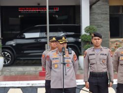 Polres Melawi Gelar Apel Kesiapsiagaan Antisipasi Peringatan Hari Buruh Internasional 2026