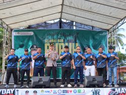 Hari Buruh Internasional Kapolres Ketapang Pimpin Pengamanan Aksi May Day Senam Sehat Bersama