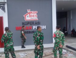 Dandim 1208/Sambas Tinjau Pembangunan Koperasi Desa/Kelurahan Merah Putih Di Wilayah Kabupaten Sambas