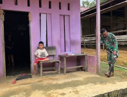 Silaturahmi Pererat Kebersamaan Warga Dan Personel Satgas TMMD Ke-128 Kodim 1204/Sanggau