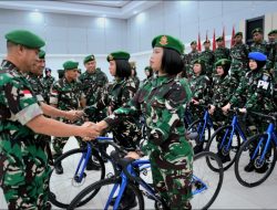 Dukung Tour De Singkawang Pangdam XII/Tpr Bagikan 30 Unit Sepeda Untuk Personel