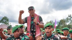 Kunjungan Kerja Ke Wilayah Sanggau Pangdam XII/Tpr Tekankan Pembinaan Satuan Yang Humanis Dan Bijak