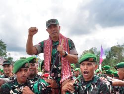 Kunjungan Kerja Ke Wilayah Sanggau Pangdam XII/Tpr Tekankan Pembinaan Satuan Yang Humanis Dan Bijak