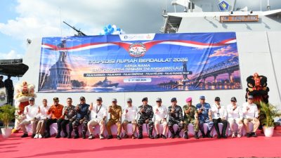 Dukung Ekspedisi Rupiah Berdaulat 2026 Kodaeral XII Kerahkan KRI Karotang-872 Ke Pulau 3T