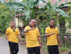 Jaga Stamina Kapolres Melawi Bersama Personel Olah Raga Bersama