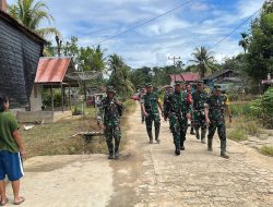 Ketua Tim Wasev TMMD Ke-128 Tinjau Kegiatan TMMD Di Kecamatan Kembayan