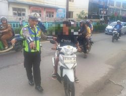 Stop Pelanggaran Lalu Lintas Kasat Lantas Jadikan Melawi Tertib Berlalu Lintas