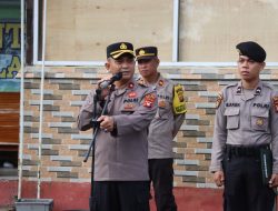 Waka Polres Melawi Pimpin Apel Pagi Dan Gaktibplin Tekankan Kerapian Personel