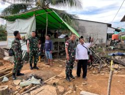 Danrem 121/Abw Tinjau Progres Gerai KDKMP Di Desa Peniti Luar Mempawah