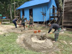 Tahap Finishing, 2 Dari 5 Rumah Program Rehab TMMD Ke-128 Kodim 1204/Sanggau Hampir Rampung