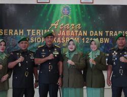 Danrem 121/Abw Pimpin Sertijab Dan Tradisi Kasiops Kasrem 121/Abw