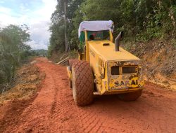 Progres Peningkatan Jalan Semayang Desa Persiapan Tanak Capai 66,92 Persen
