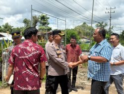 Waka Polres Melawi Pantau Pengamanan Perayaan Isa Almasih