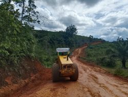 Peningkatan Ruas Jalan Penghubung Desa Semayang Menuju Desa Persiapan Tanak Capai 87,70 Persen