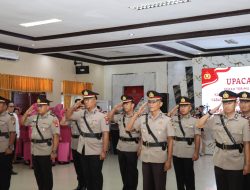 Kapolres Melawi Pimpin Sertijab Sejumlah Pejabat Utama Dan Kapolsek