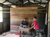 Rumah Milik Sijen Di Dusun Tanak Hampir Rampung Dikerjakan Satgas TMMD Ke-128