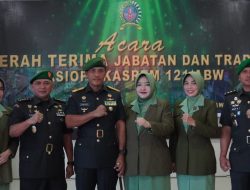 Danrem 121/Abw Pimpin Sertijab Dan Tradisi Kasiops Kasrem 121/Abw