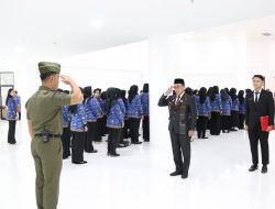 Perkuat Sinergitas Dan Jiwa Nasionalisme Kodim 1206/Psb Bersama Forkopimda Dan Dinas Jajaran Pemda Kapuas Hulu Gelar upacara Harkitnas