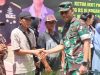 Danrem 121/Abw Sambut Kedatangan Pangkogabwilhan I Dalam Rangka Kunjungan Kerja Di wilayah Kabupaten Sanggau