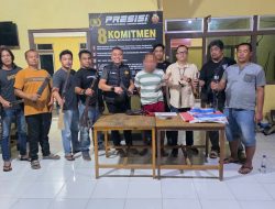Ancam Warga Dengan Senjata Api Rakitan Pria Di Kecamatan Manis Mata Di Ringkus Polisi