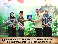 Pangdam XII/Tpr Perkuat Sinergi Dengan Forkopimda Dan Tokoh Masyarakat Di Ketapang