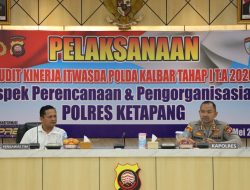 Polres Ketapang Laksanakan Penutupan Kegiatan Audit Kinerja Tahap I Tahun 2026 Di Aula Polres