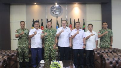 Danrem 121/Abw Dampingi Pangdam XII/Tpr Menerima Kunjungan Audiensi Dari Jajaran PT Agrinas Kalimantan Barat