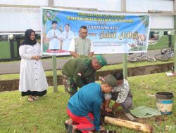 Wujud Ketaat’an Dan Keikhlasan Kodim 1206/Putussibau Gelar Pemotongan Hewan Qurban