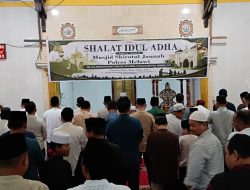 Polres Melawi Bersama Masyarakat Gelar Sholat Idul Adha 1447 H