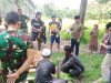 Perkuat Keimanan Dan Kepedulian Sosial Terhadap Sesama Kodim 1208/Sambas Potong Hewan Kurban