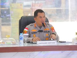 Jelang Kapura Fest 2026 Polres Sintang Gelar Tactical Wall Game Pengamanan Konser