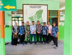 Anggota Koramil 07/Teluk Keramat Hadiri Launching Cek Kesehatan Gratis Di Puskesmas Wilayah Binaan