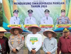 Kapolres Melawi Hadiri Penanaman Jagung Hibrida Di Sidomulyo Wujud Dukungan Ketahanan Pangan Nasional