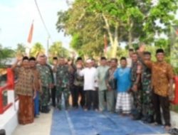 Wujud Rasa Syukur Danramil 03/ Tebas Hadiri Tradisi Adat Bepapas Atas Dibangunnya Jembatan Aramco Di Wilayah Kabupaten Sambas