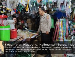 Patroli Siang Polisi Sampaikan Himbauan Kamtibmas Di Toko Kelontong