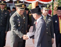‎Jadikan Pancasila Fondasi Perdamaian Dunia Kasrem 121/Abw Hadiri Upacara Peringatan Hari Lahir Pancasila 2026