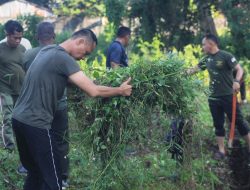 Kodim 1202/Skw Dukung Gerakan ASRI Melalui Kerja Bhakti Bersama Pemerintah Kota