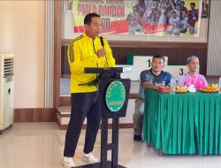 Dandim 1204/Sanggau Resmi Buka Kejuaraan Karate INKAI Dandim Cup Tingkat Pelajar Se-Kabupaten Sanggau