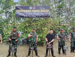 Danrem 121/Abw Tanam Mangrove Wujud Nyata Kepedulian Lingkungan