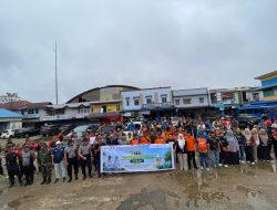 Dalam Rangka Memperingati Hari Lingkungan Hidup Kodim 1204/Sanggau Bersama Pemda Dan Polres Sanggau Gelar Aksi Bersih-Bersih 
