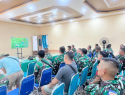 Pererat Kebersamaan Kodim 1206/Putussibau Gelar Nobar Sepakbola Gembira