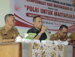 Dalam Rangka Hari Bhayangkara Ke-80 Dan Pembentukan Kampung Tangguh Bebas Narkoba, Kasat Resnarkoba Polres Ketapang Sampaikan Penyuluhan Untuk Edukasi Dan Pencegahan Dampak Buruk Narkoba