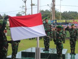 Kasdim 1206/Putussibau Bacakan Amanat Pangdam XII/Tanjungpura Pada Upacara 17-an Bulan Juni 2026