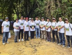 Dalam Rangka Hari Jadi Kecamatan Puring Kencana Ke-30 Danramil 1206-18/Puring Kencana Ikuti Acara Forest Healing