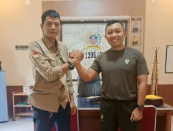 Pererat Silaturahmi Media Metrolimatv Dan Tim Media Akarkata Berkunjung Ke Kodim 1205/Sintang