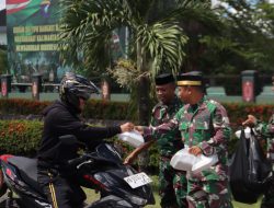 Tebar Kebaikan Kodam XII/Tpr Kembali Gelar Aksi Jumat Berkah