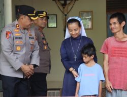 Polres Melawi Gelar Bakti Sosial Di Yayasan Bhakti Luhur Dalam Rangka Hari Bhayangkara Ke-80