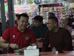 Pererat Kebersamaan Dandim 1206/Psb Bersama Forkopimda Kapuas Hulu Hadir Pada Acara Nobar Kebangsaan Sepak Bola Piala Dunia 
