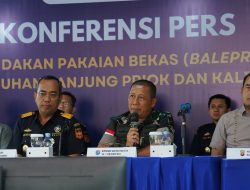 Hadiri Konferensi Pers Penyelundupan Ballpres Kasdam XII/Tpr Tegaskan Sinergisitas Jaga Perbatasan Kalbar